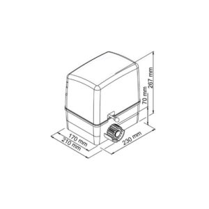 Motor rrëshqitës - VDS SIMPLY 230V - Figura 2